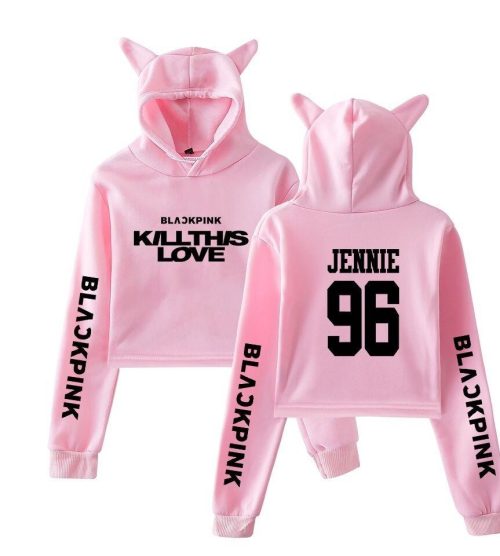 Blackpink Cropped Hoodie – Jennie