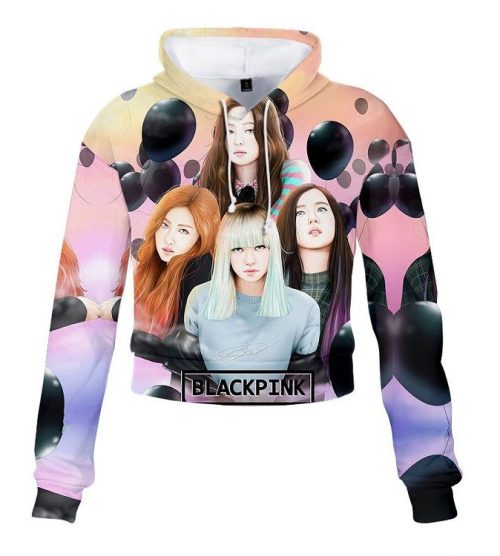 Blackpink Cropped Hoodie #10