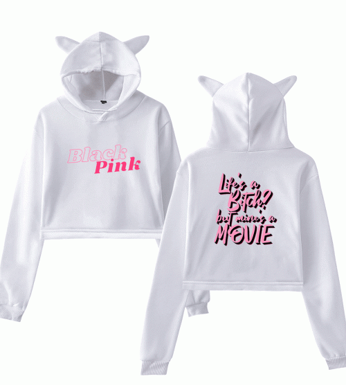 Blackpink Cropped Hoodie #31