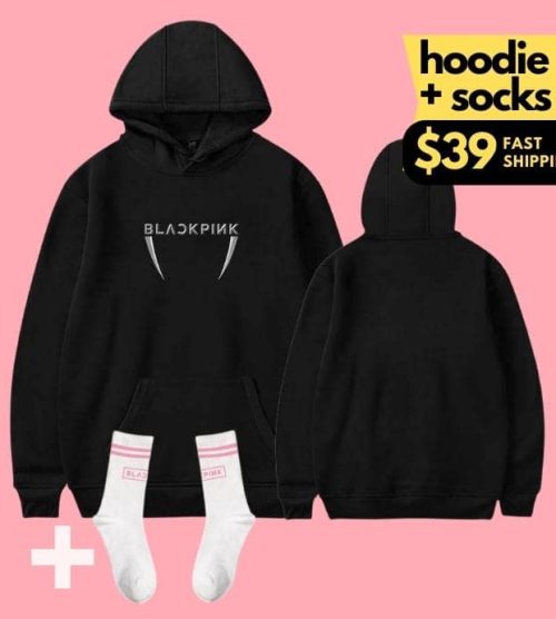 Blackpink Pink Venom Hoodie #7 + Socks