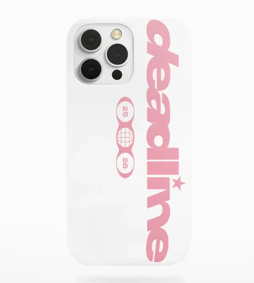 blackpink deadline phone case