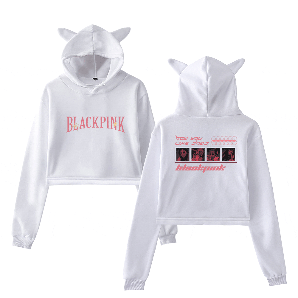 Blackpink Cropped Hoodie #34 - Image 5