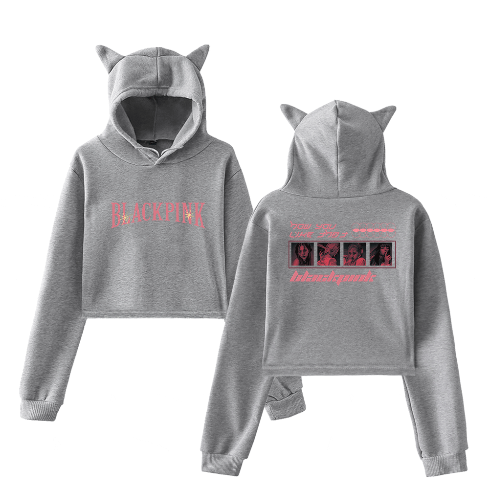 Blackpink Cropped Hoodie #34 - Image 3