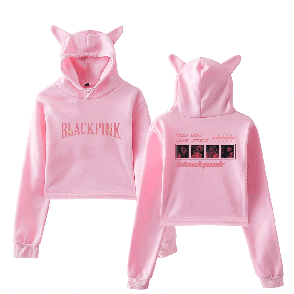 Blackpink Cropped Hoodie #34 - Image 2
