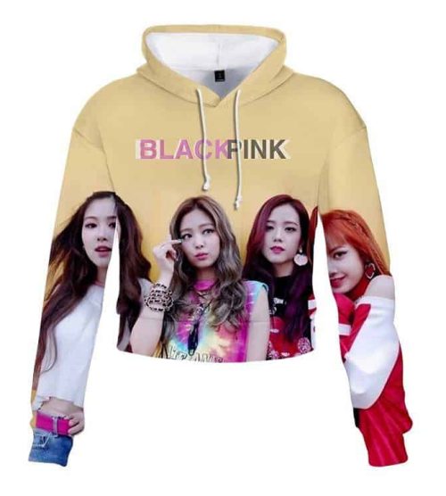 Blackpink Cropped Hoodie #11