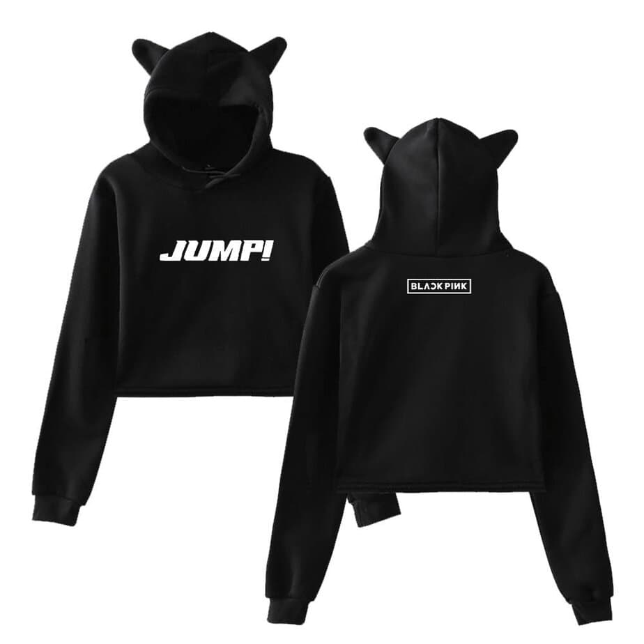 Blackpink Jump Cropped Hoodie #4