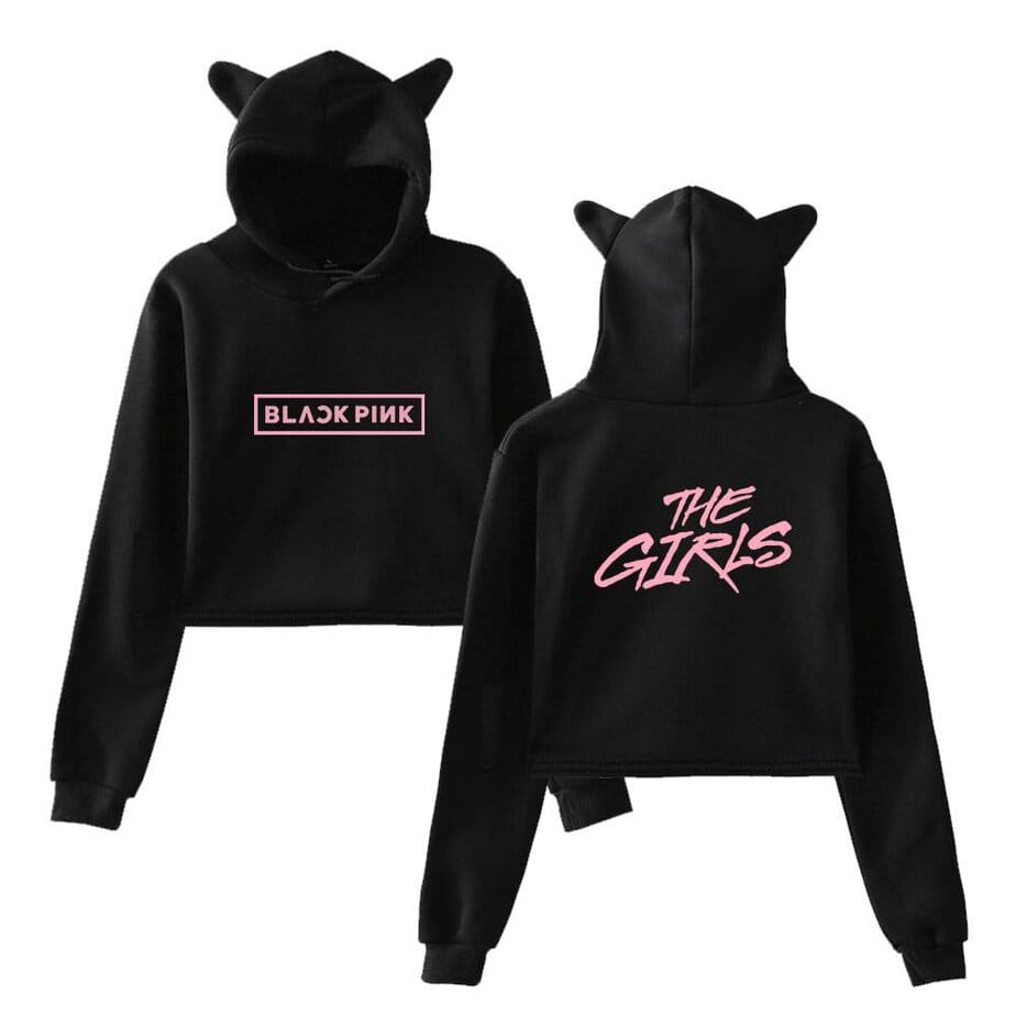 Blackpink Cropped Hoodie #36 - Image 2