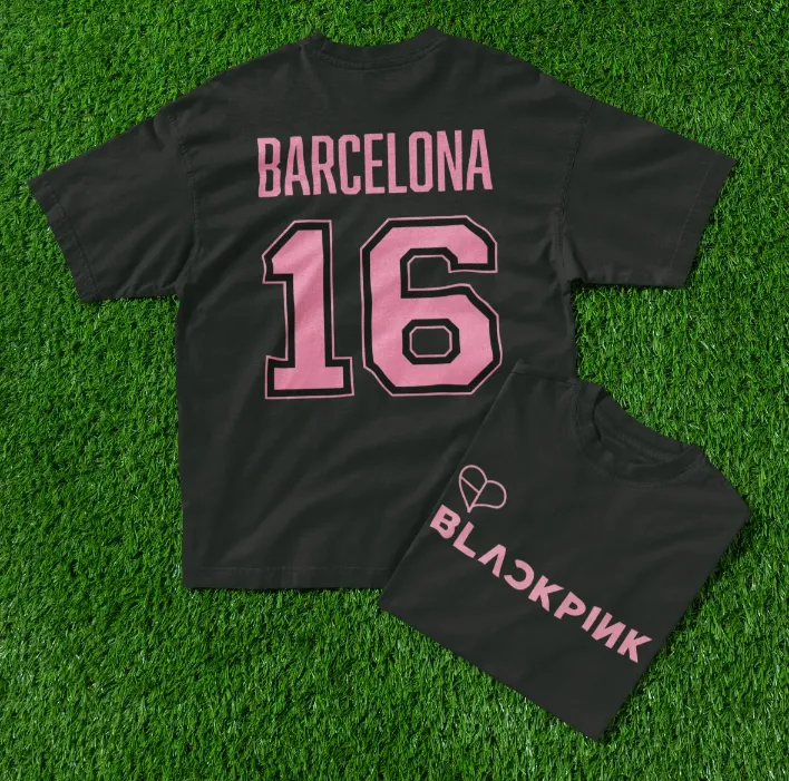 blackpink barcelona t-shirt