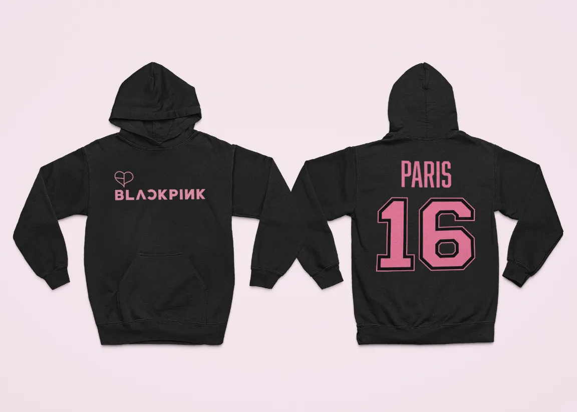 blackpink paris hoodie