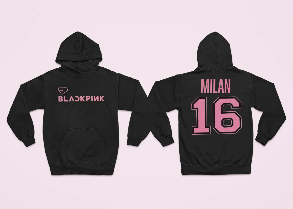 blackpink milan hoodie